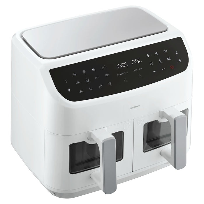 EAN 4061275214857 - MEDION LIFE P20 Doble 8,7 L 2600 W Freidora de aire caliente Blanco imagen 5