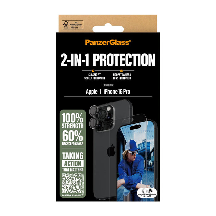 EAN 5715685011320 - PanzerGlass ® 2-in-1 Bundle iPhone 16 Pro Protector de pantalla Apple 1 pieza(s) imagen 3