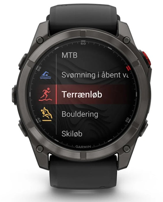 EAN 753759350970 - Garmin fēnix 8 Pro 3,56 cm (1.4") AMOLED 51 mm Digital 454 x 454 Pixeles Pantalla táctil Negro, Gris, Tita imagen 4