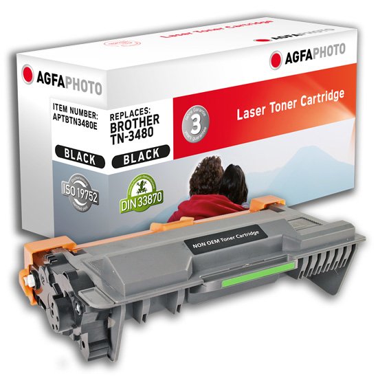 EAN 4250164838001 - AgfaPhoto APTBTN3480E cartucho de tóner 1 pieza(s) Compatible Negro imagen 1