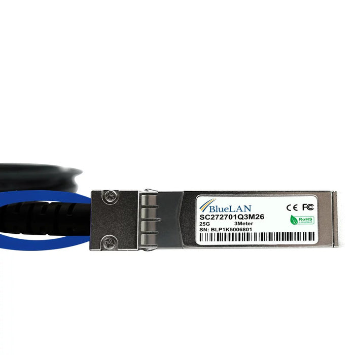 EAN 4063232646190 - BlueOptics CAB-S-S-25G-1M-BL Cable de fibra óptica e InfiniBand SFP28 Negro, Plata imagen 3