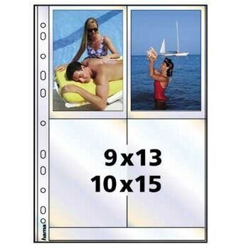 EAN 4007249097774 - Hama Photo sleeves for ring-binder albums A4, Clear, 10 x 15 cm archivador Transparente imagen 1