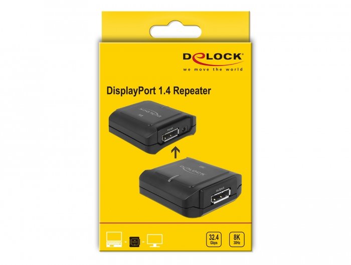 EAN 4043619114740 - DeLOCK 11474 extensor audio/video Repetidor de señales AV imagen 3