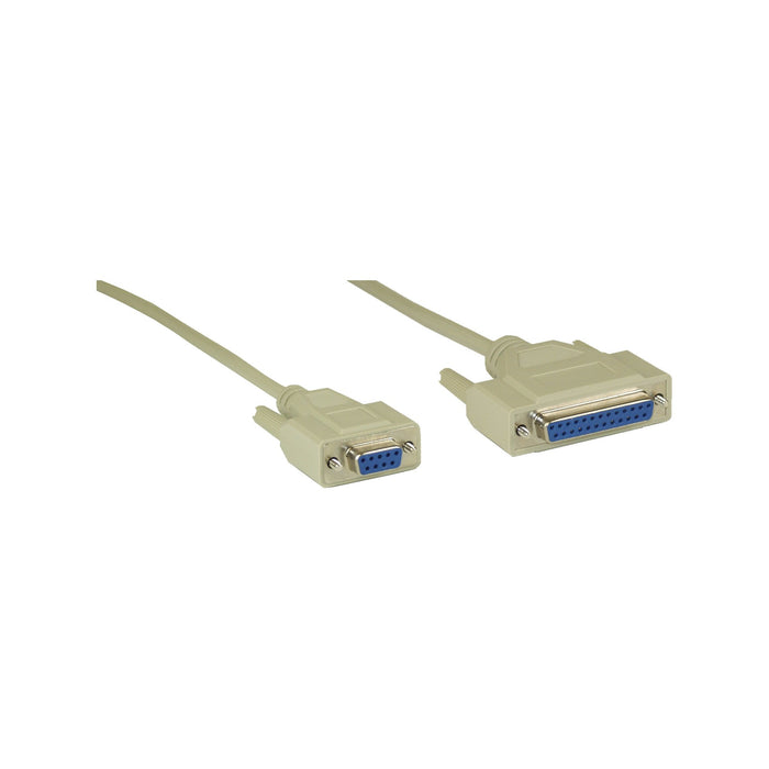 EAN 4043718002726 - InLine 12122 cable de serie Beige 2 m DB-9 DB-25 imagen 1