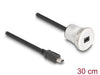 EAN 4043619881864 - DeLOCK 88186 cable USB USB 2.0 0,3 m Mini-USB B Negro, Plata imagen 2