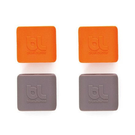 EAN 705105462233 - Bluelounge CableClip abrazadera para cable Gris, Naranja 4 pieza(s) imagen 1