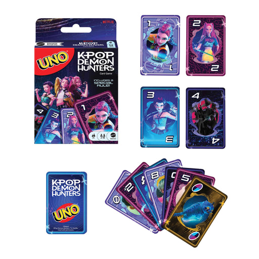 EAN 0194735428175 - Games UNO K-pop Demon Hunters Juego De Cartas Perder las cartas imagen 2