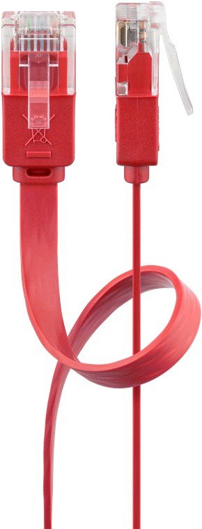 EAN 4040849964121 - Goobay 96412 cable de red Rojo 2 m Cat6 U/UTP (UTP) imagen 1