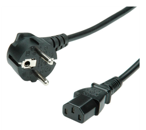 EAN 7630049613102 - VALUE 19.99.1017 cable de transmisión Negro 0,6 m CEE7/7 IEC 320 imagen 1