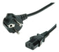 EAN 7630049613102 - VALUE 19.99.1017 cable de transmisión Negro 0,6 m CEE7/7 IEC 320 imagen 1
