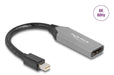 EAN 4043619643318 - DeLOCK 64331 adaptador de cable de vídeo 0,15 m Mini DisplayPort HDMI Negro, Gris imagen 1