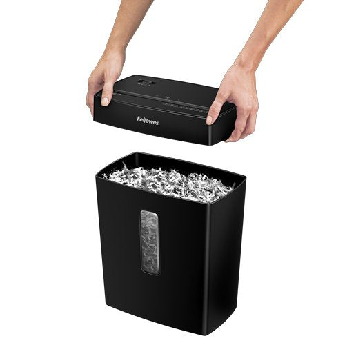 EAN 0043859775774 - Fellowes Powershred P-42C triturador de papel Corte cruzado Negro imagen 4