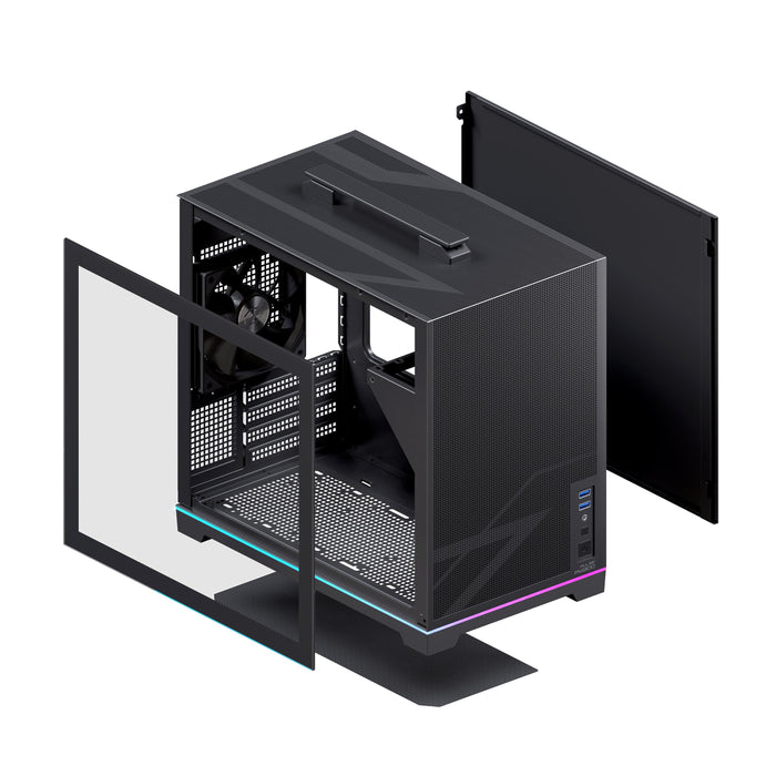 EAN 6977277360509 - Einarex EXCS-PM-300C-B carcasa de ordenador Mini Tower Negro imagen 9