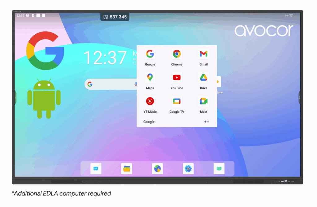 EAN 0858323007981 - Avocor AVS-8610E pizarra blanca interactiva 2,18 m (86") 3840 x 2160 Pixeles Pantalla táctil Negro USB /  imagen 6
