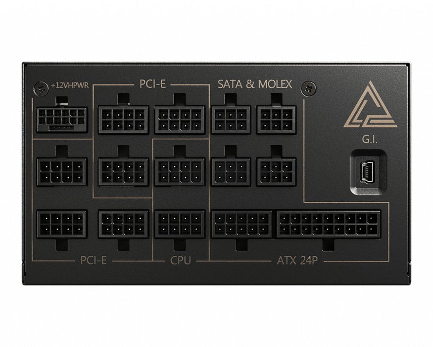 EAN 4711377030458 - MSI MEG AI1300P PCIE5 unidad de fuente de alimentación 1300 W 24-pin ATX ATX Negro imagen 2