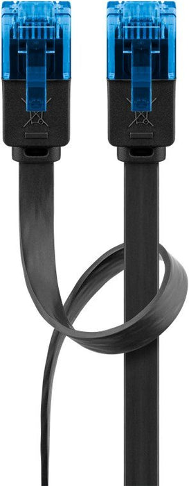 EAN 4040849963018 - Goobay 96301 cable de red Negro 0,5 m Cat6a U/UTP (UTP) Plano imagen 2
