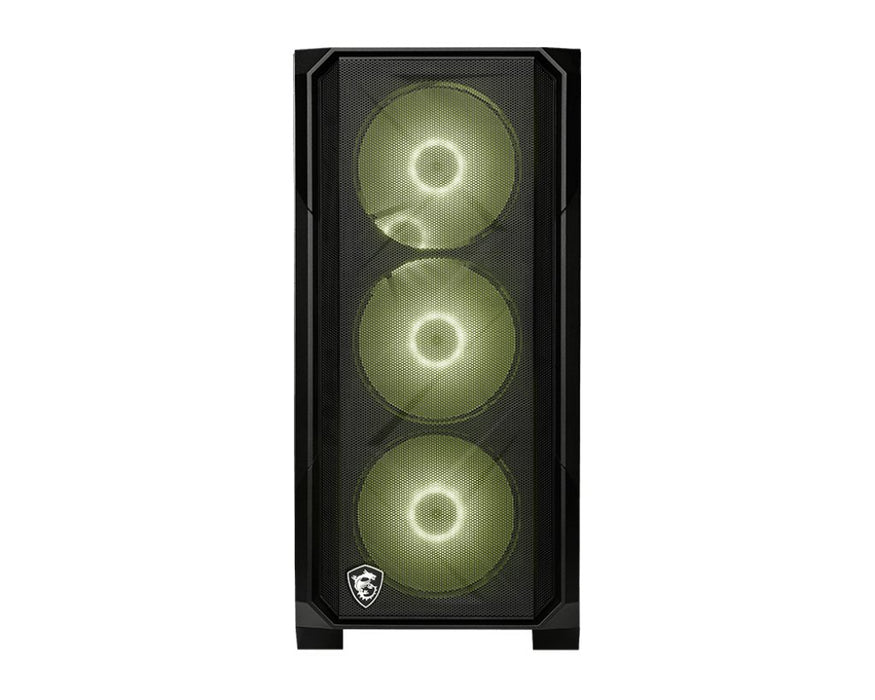 EAN 4711377386241 - MSI MAG FORGE M120R AIRFLOW carcasa de ordenador Mini Tower Negro, Transparente imagen 3