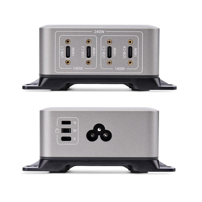 EAN 0065030919654 - StarTech.com 424DEU-USB-C-CHARGER cargador de dispositivo móvil Universal Gris Corriente alterna Carga rá imagen 3