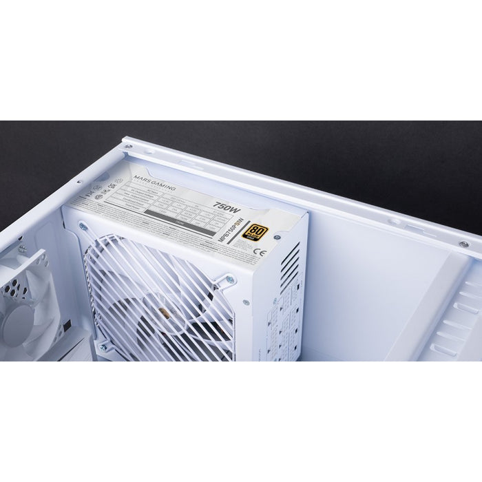 EAN 8435693114161 - Mars Gaming MPB750PSI unidad de fuente de alimentación 750 W 24-pin ATX ATX Blanco imagen 7