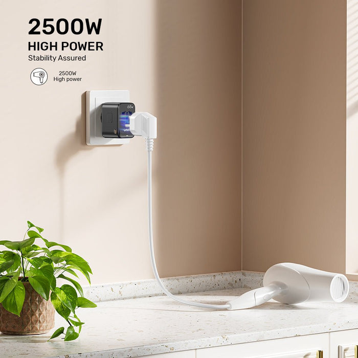EAN 4894160052032 - UNITEK P1122ABK01 adaptador de enchufe eléctrico Universal Negro imagen 8