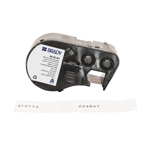 EAN 888434591970 - Brady M4-86-461 etiqueta de impresora Negro, Blanco Etiqueta para impresora autoadhesiva imagen 1