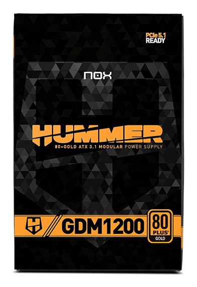 EAN 8436587976087 - NOX Hummer GDM 1200W GOLD unidad de fuente de alimentación 20+4 pin ATX ATX Negro imagen 10