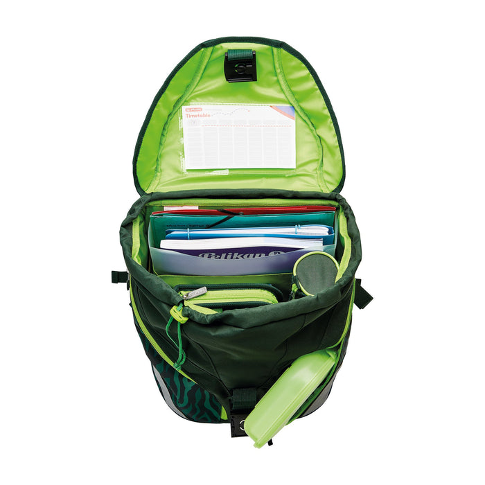 EAN 4008110284019 - Herlitz SoftLight Plus Jungle juego de mochila escolar Niño Poliéster Verde, Oliva imagen 12