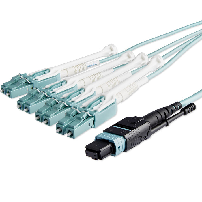 EAN 65030879002 - StarTech.com MPO8LCPL10M Cable de fibra óptica e InfiniBand 10 m MPO/MTP 8x LC Color aguamarina imagen 1