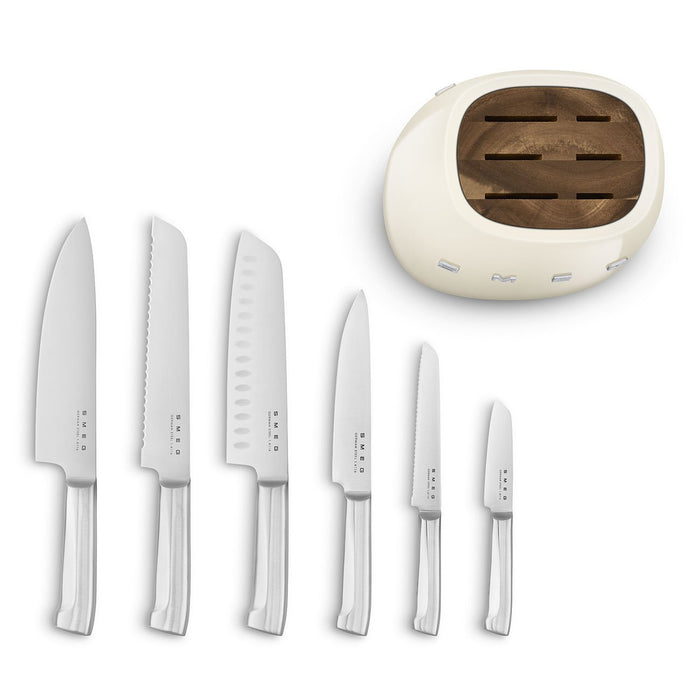 EAN 8017709344184 - Smeg KBSF02CR juego de cuchillos y cubertería de cocina Bloque con ranuras para cuchillos imagen 7