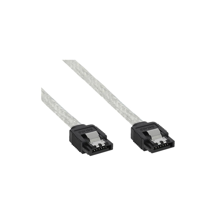 EAN 4043718154241 - InLine 27305R cable de SATA 0,5 m Transparente imagen 1