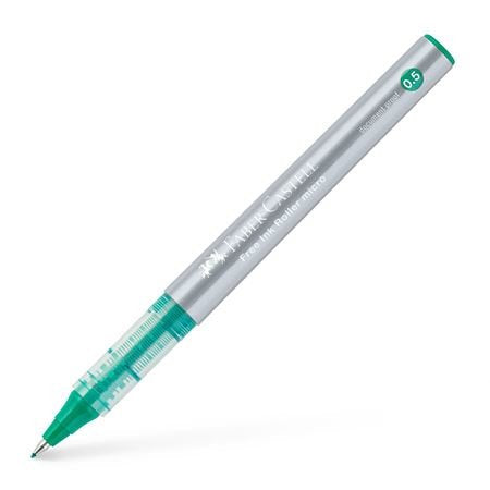 EAN 4005403485047 - Faber-Castell 348504 bolígrafo de punta redonda Bolígrafo retráctil con clip Verde 1 pieza(s) imagen 1