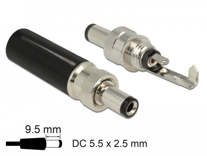 EAN 4043619899142 - DeLOCK 89914 conector DC Negro, Níquel imagen 5