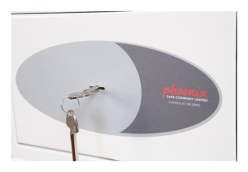 EAN 5032548000094 - Phoenix Safe Co. Fortress SS1181K Caja fuerte de superficie 7 L Acero Blanco imagen 6