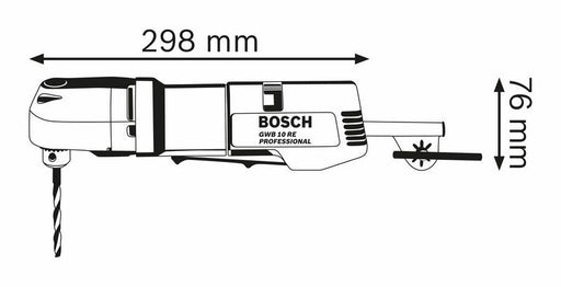 EAN 3165140056588 - Bosch GWB 10 RE Professional 1100 RPM 1,6 kg imagen 2