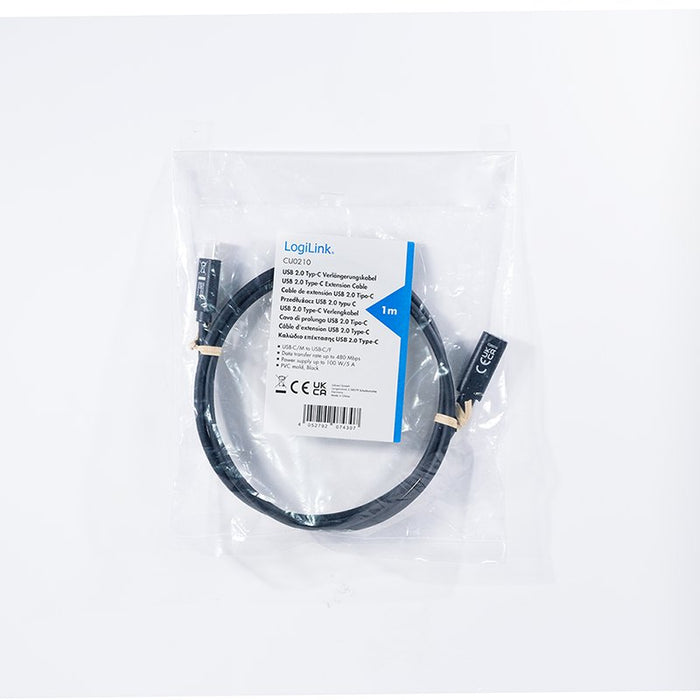 EAN 4052792074307 - LogiLink CU0210 cable USB USB 2.0 1 m USB C 480 Gbit/s 100 W Negro imagen 4
