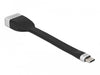 EAN 4043619867318 - DeLOCK 86731 adaptador de cable de vídeo 0,135 m USB Tipo C Negro, Plata imagen 1