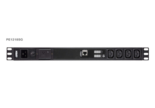EAN 4710469340857 - ATEN PE1218SG-AT-G unidad de distribución de energía (PDU) 18 salidas AC Negro imagen 1