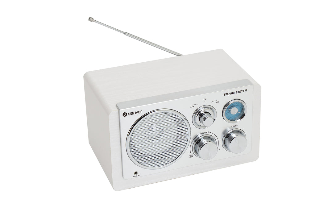 EAN 5706751076480 - Denver TR-63W radio Analógica Blanco imagen 2