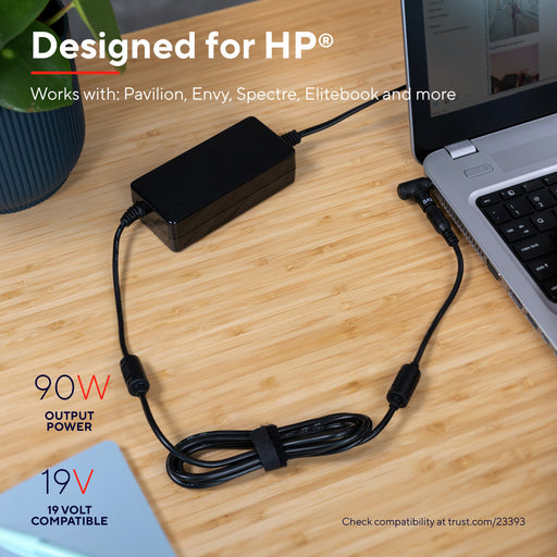 EAN 8713439233933 - Trust 23393 adaptador e inversor de corriente Interior 90 W Negro imagen 2