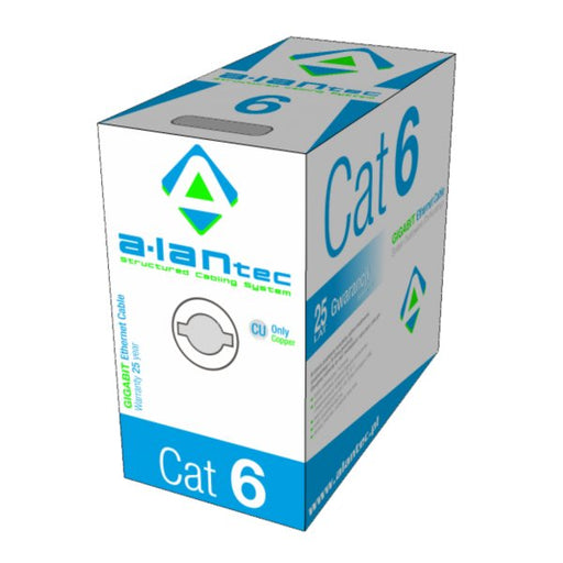 EAN 5901738551497 - A-LAN KIU6LINKA305 cable de red Gris 305 m Cat6 U/UTP (UTP) imagen 1