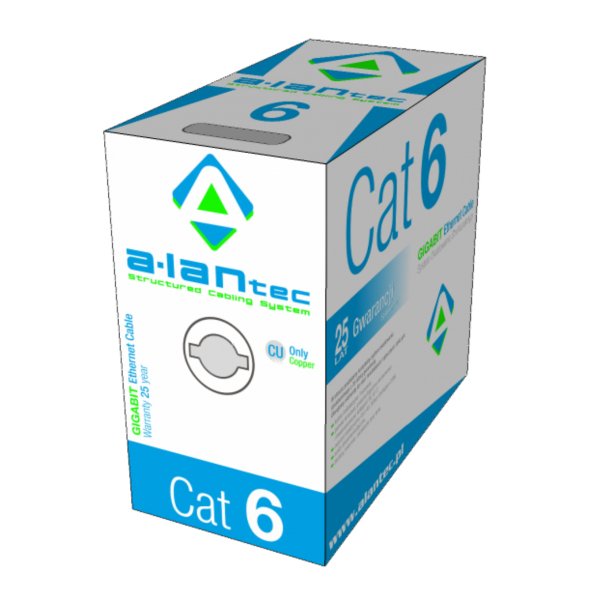 EAN 5901738551497 - A-LAN KIU6LINKA305 cable de red Gris 305 m Cat6 U/UTP (UTP) imagen 1