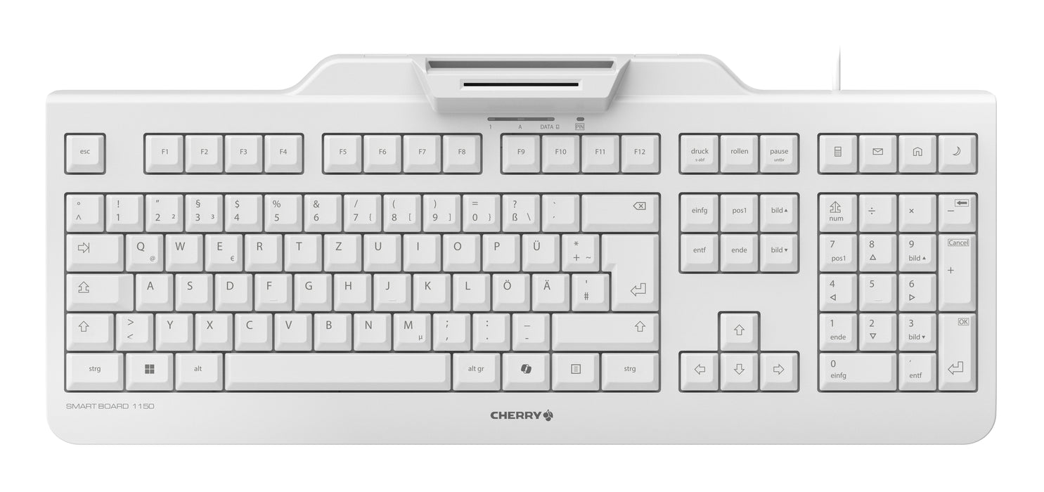 EAN 4025112122637 - CHERRY Smart Board 1150 teclado Oficina USB QWERTZ Alemán Gris claro imagen 1