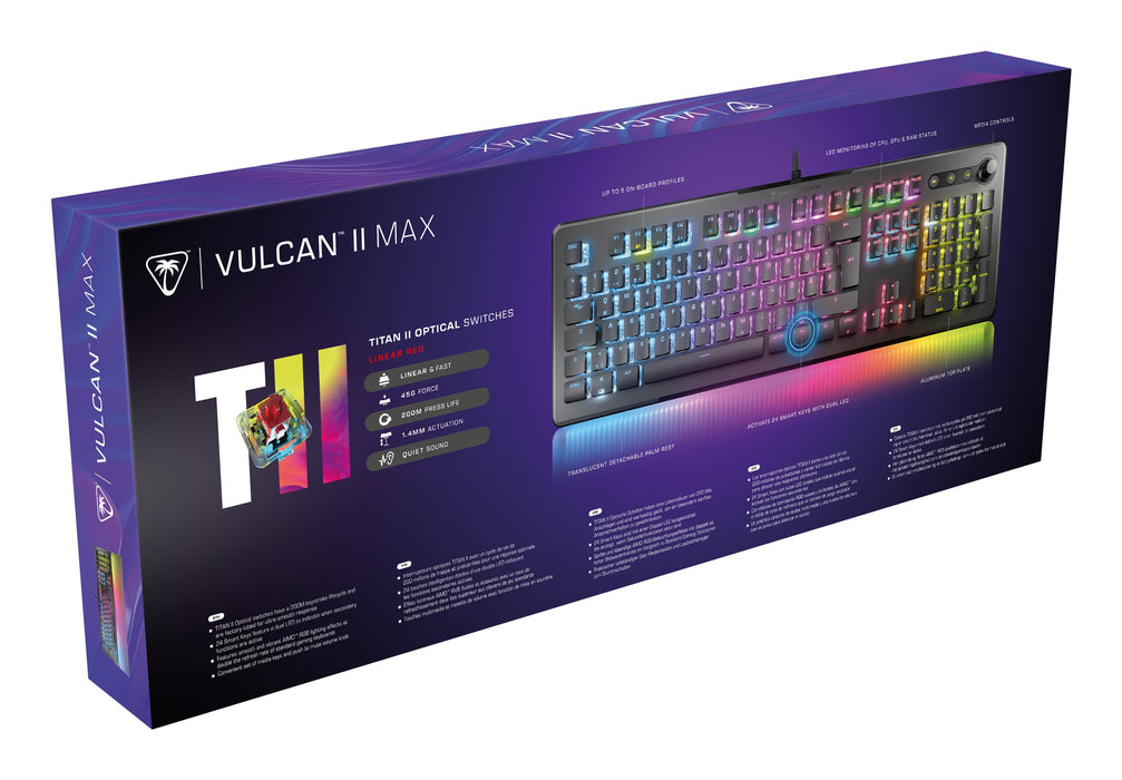EAN 731855210022 - Turtle Beach Vulcan II Max teclado Juego USB QWERTZ Alemán Negro imagen 11