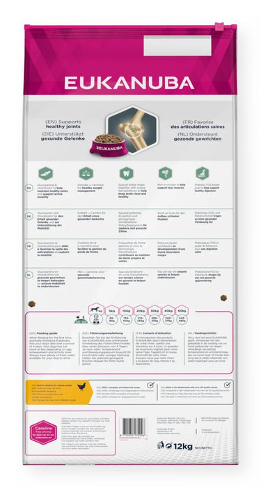 EAN 8710255172026 - Eukanuba EH251200 comida seca para perros 12 kg Adulto Turquía, Pollo imagen 2