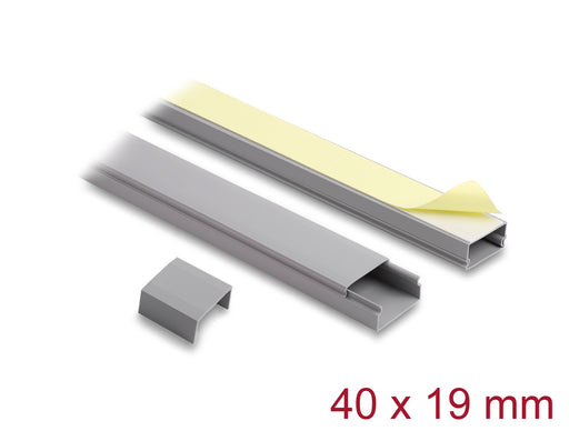 EAN 4043619220915 - DeLOCK 22091 organizador de cables Universal Panel guíacables Gris 2 pieza(s) imagen 2