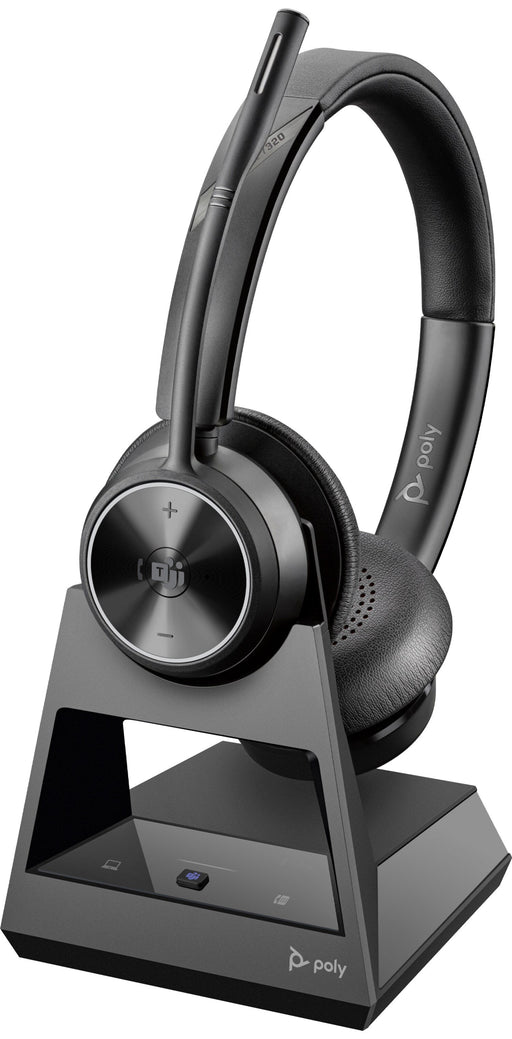 EAN 0196548579259 - HP Poly Savi 7320 Office Stereo DECT 1880-1900 MHz Headset Alámbrico Diadema Llamadas/Música Base de carg imagen 1