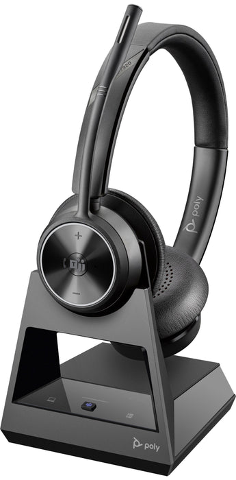 EAN 0196548579211 - HP Poly Savi 7320 Office Stereo DECT 1880-1900 MHz Headset Alámbrico Diadema Llamadas/Música Base de carg imagen 1