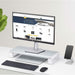 EAN 0065030902434 - StarTech.com 1MFSW-MONITOR-RISER soporte para monitor Escritorio Plata imagen 7