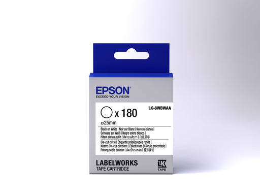 EAN 8715946611808 - Epson LK-8WBWAA cinta para impresora de etiquetas Negro sobre blanco imagen 2