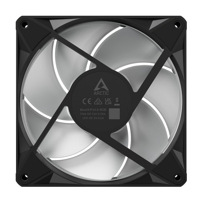 EAN 4895265001079 - ARCTIC BioniX P14 A-RGB Carcasa del ordenador Ventilador 14 cm Negro 1 pieza(s) imagen 7